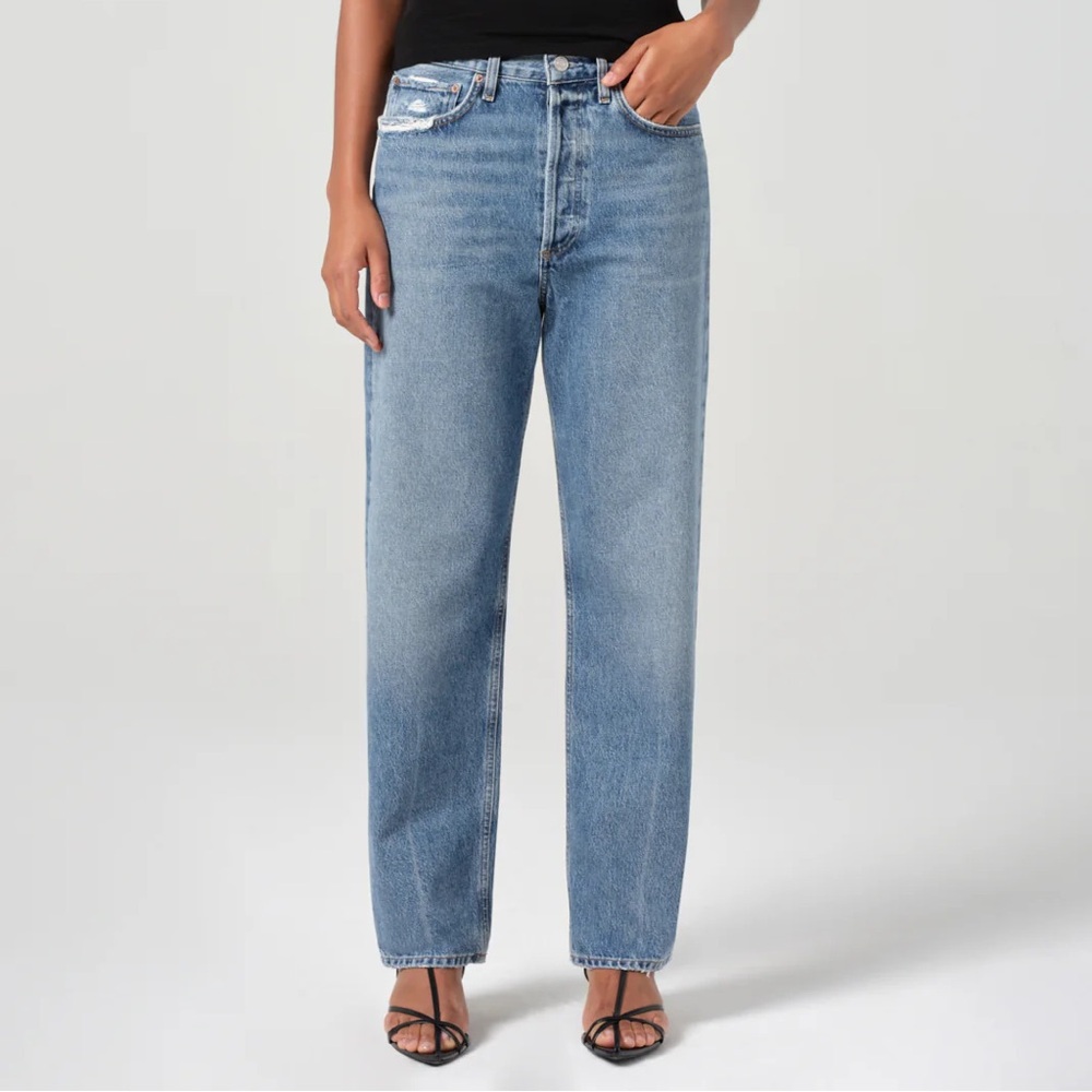 AGOLDE 90’s mid-rise straight jeans, size 30